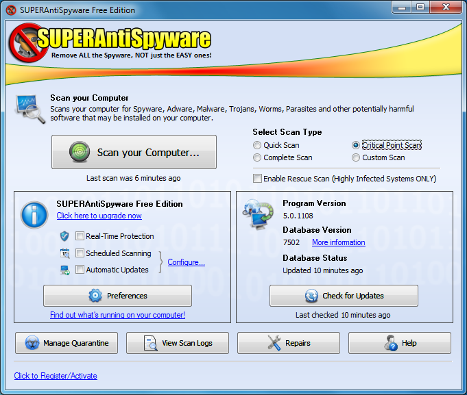 download the new version for apple SuperAntiSpyware Professional X 10.0.1254