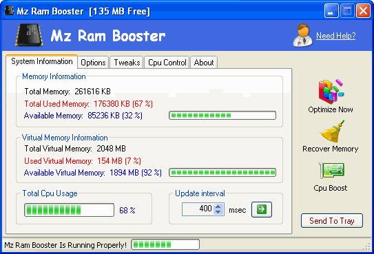 ram optimizer windows 7 32bit