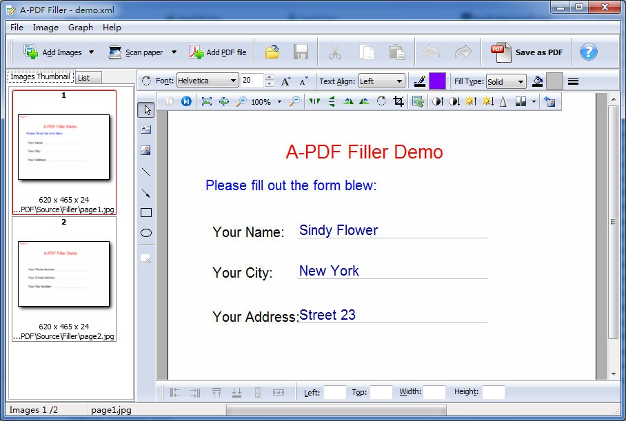 pdf filler software free download